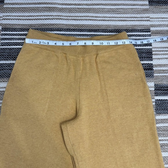 Free People FP‎ Beach Solar Sweater Pants Set Women's 2 Piece Knit Gold Heather - Picture 12 of 16